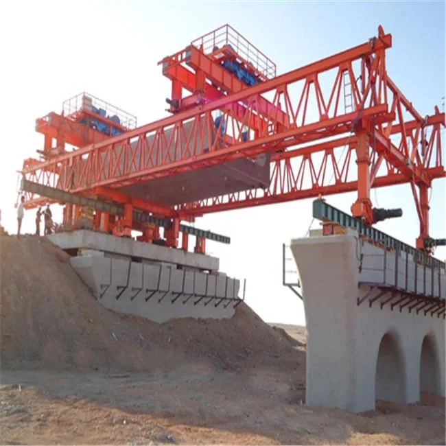 Overhead Segment Assembly Bridge Launching Girder 180t Beam Launcher