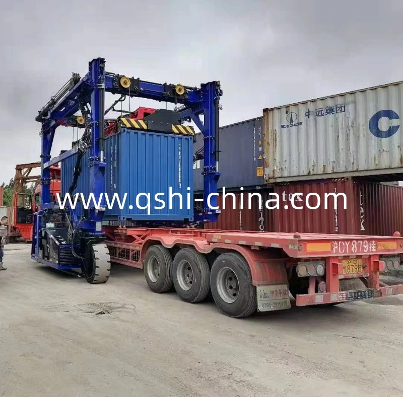 Rubber Tired Container Straddle Carrier