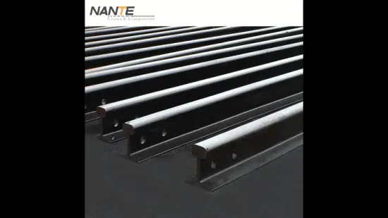 Composants de pont roulant de bride de Rail d'alliage pour des accessoires de Rail de voie de grue de Rail de grue