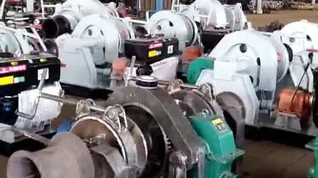 Treuil d'amarrage marin hydraulique diesel électrique à tambour unique de 30 t